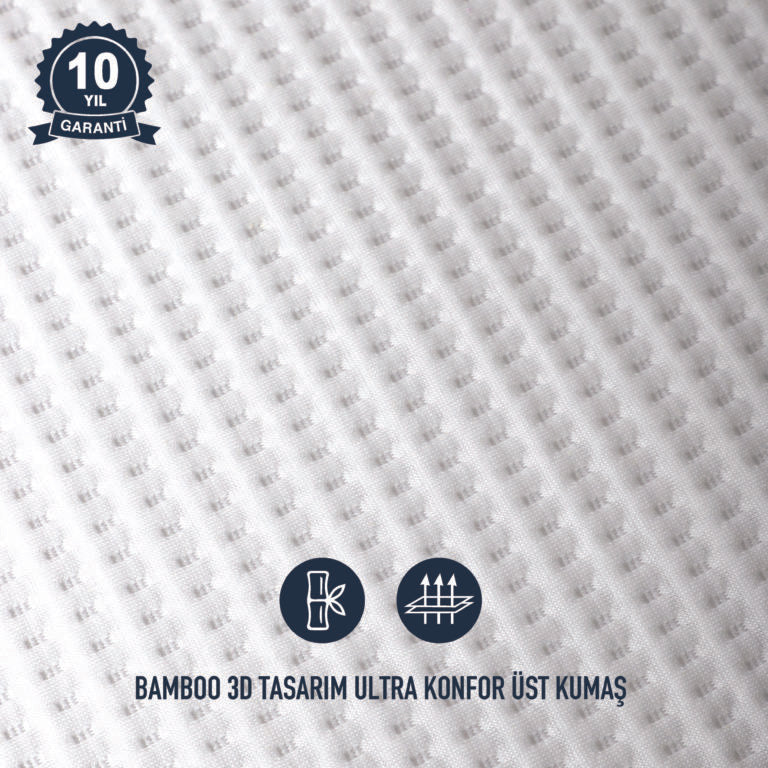 BAMBOO PREMIUM Waterproof Noiseless Mattress Protector – Jacquard