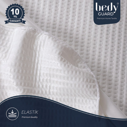 BAMBOO PREMIUM Waterproof Noiseless Mattress Protector – Jacquard
